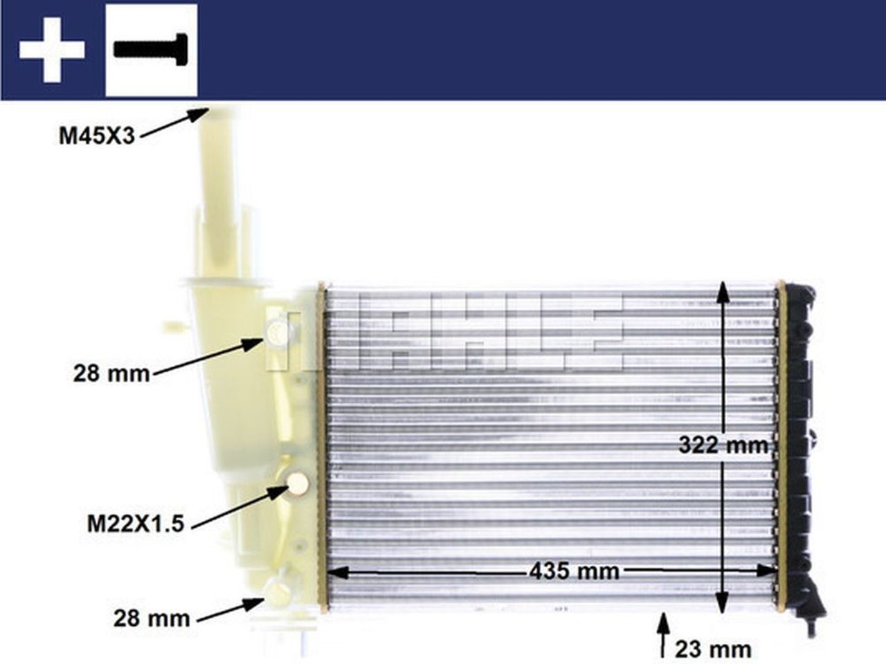 MAHLE PC Radiator CR351000S