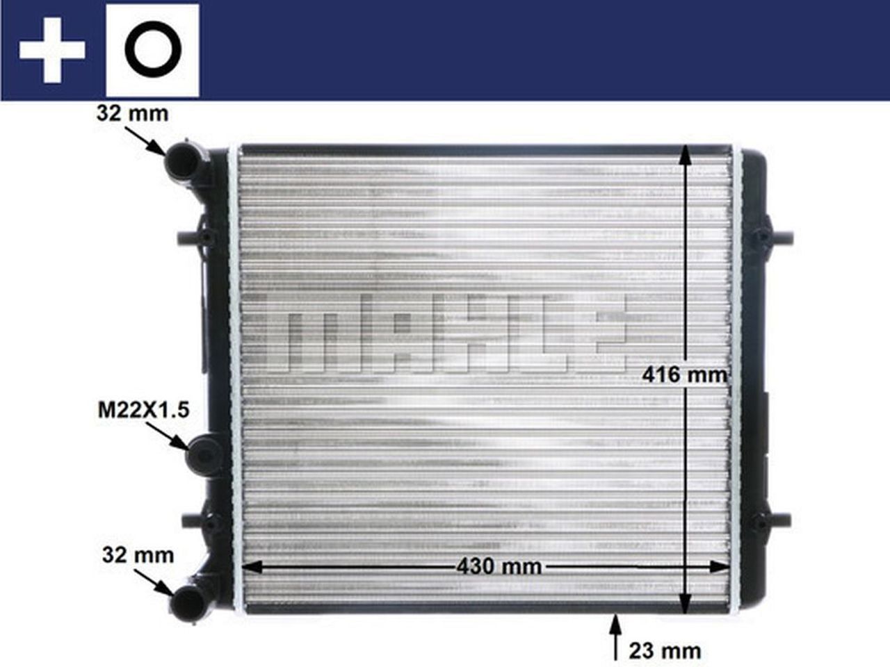 MAHLE PC Radiator CR367000S