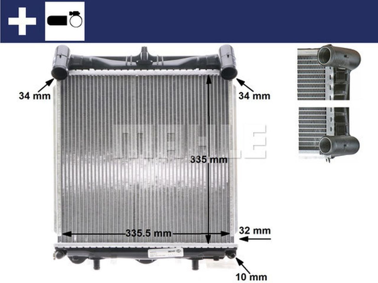MAHLE PC Radiator CR370000S