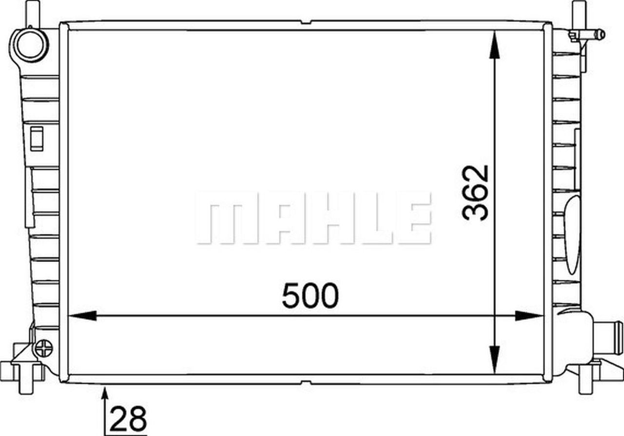 MAHLE PC Radiator CR381000P