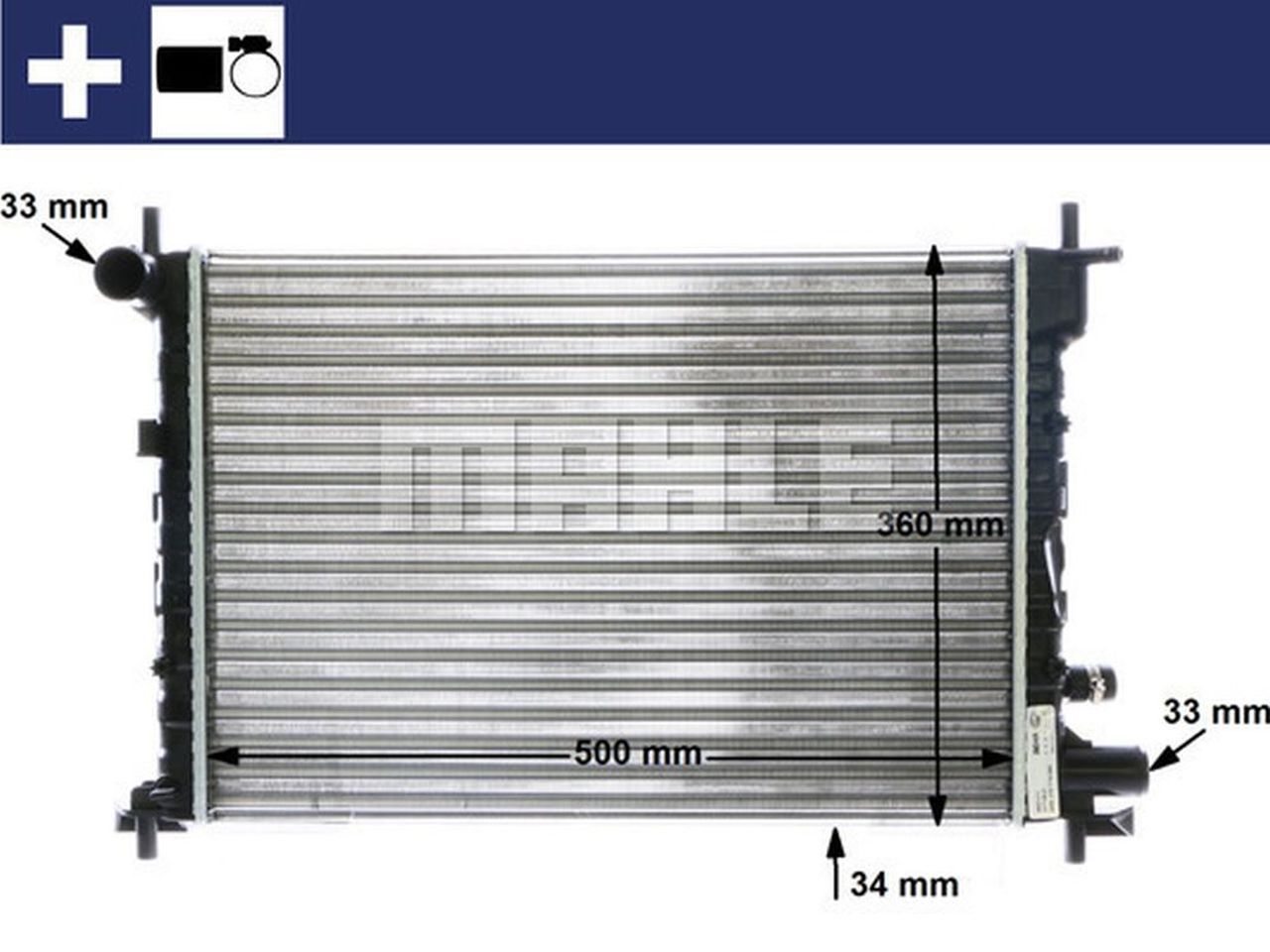 MAHLE PC Radiator CR381000S