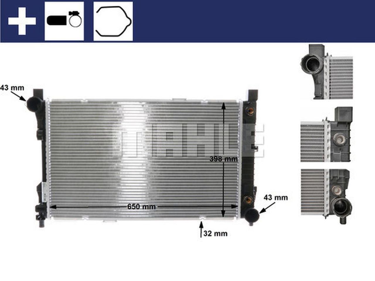 MAHLE PC Radiator CR387000S