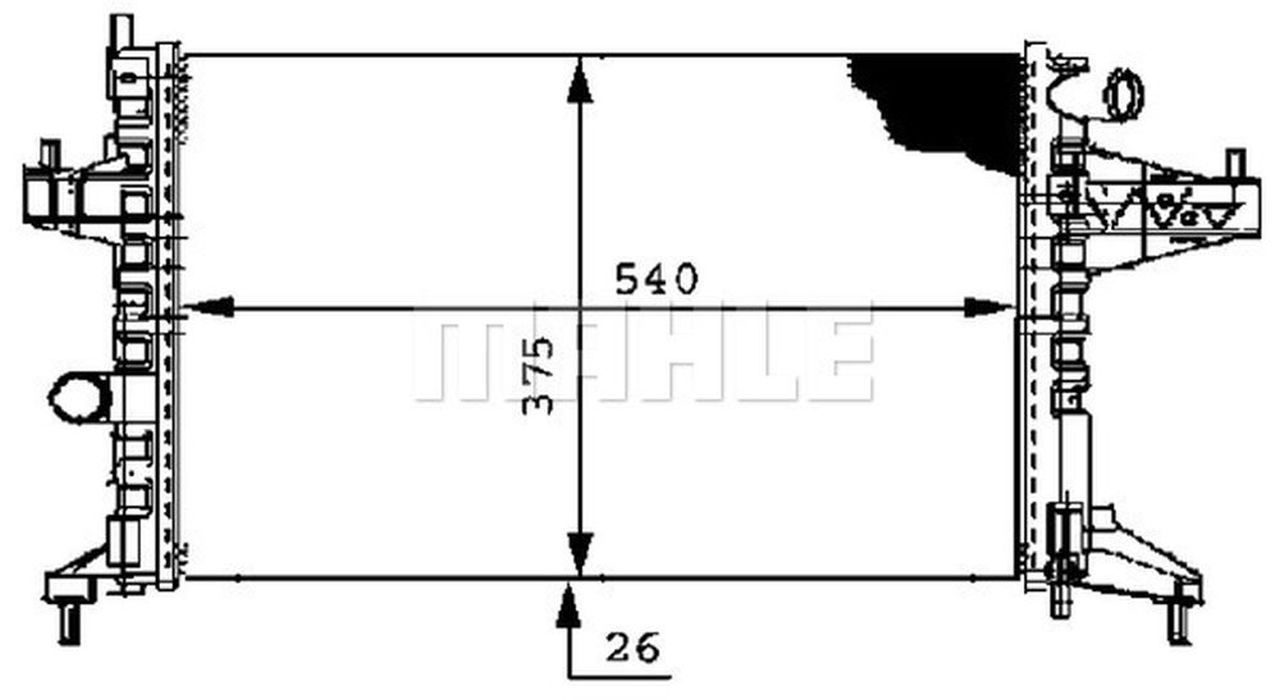 MAHLE PC Radiator CR389000P