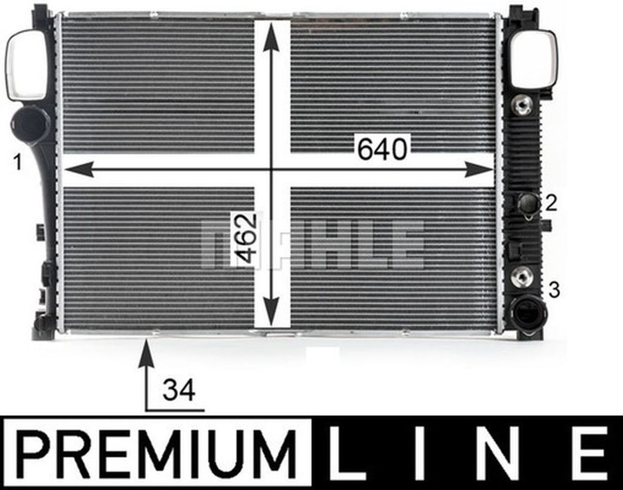 MAHLE PC Radiator CR38000P