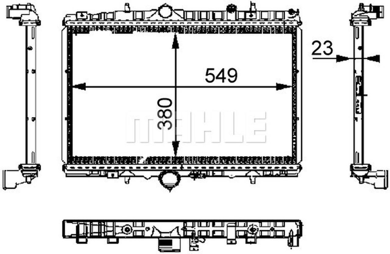 MAHLE PC Radiator CR392000S