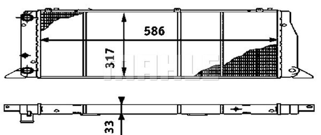MAHLE PC Radiator CR403000S