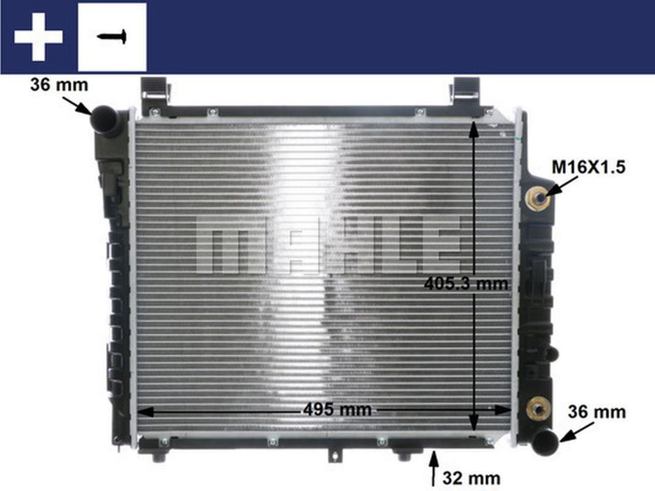 MAHLE PC Radiator CR406000S