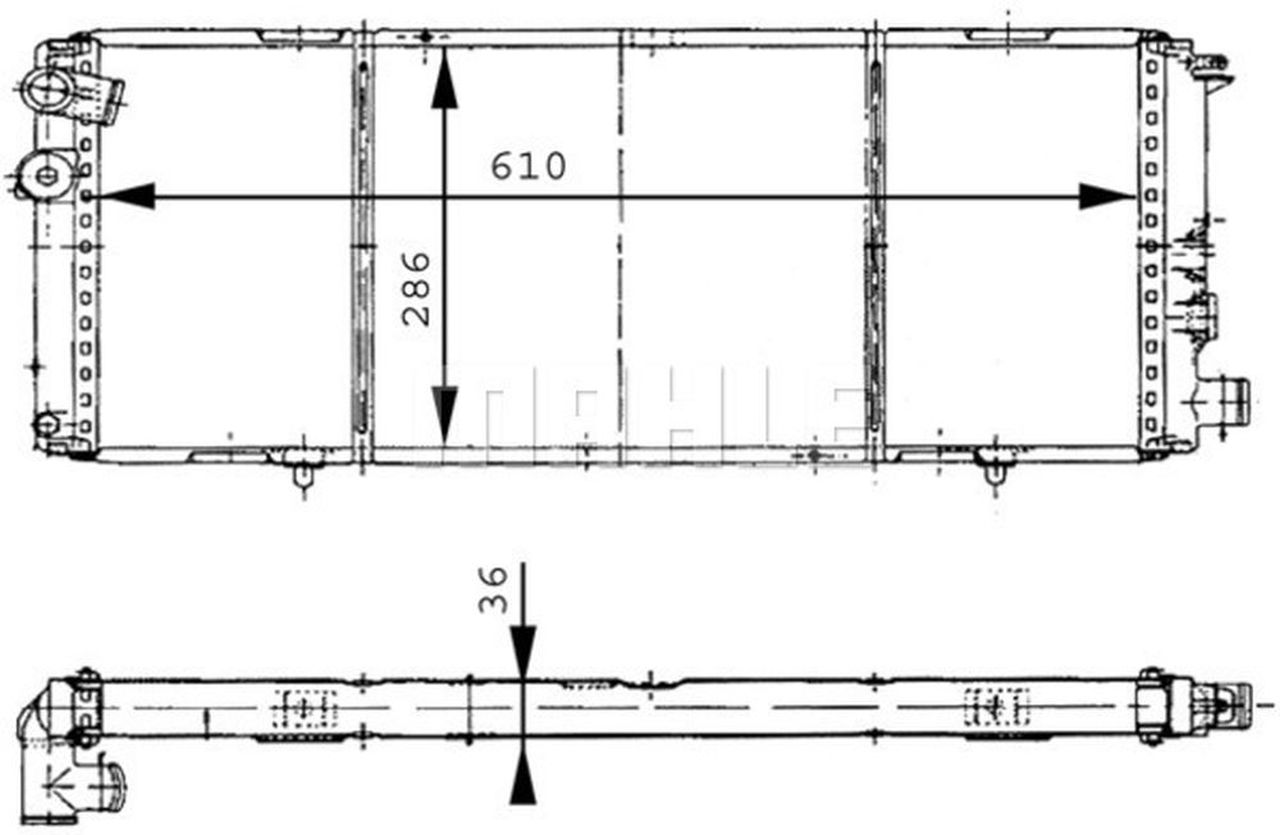 MAHLE PC Radiator CR425000S