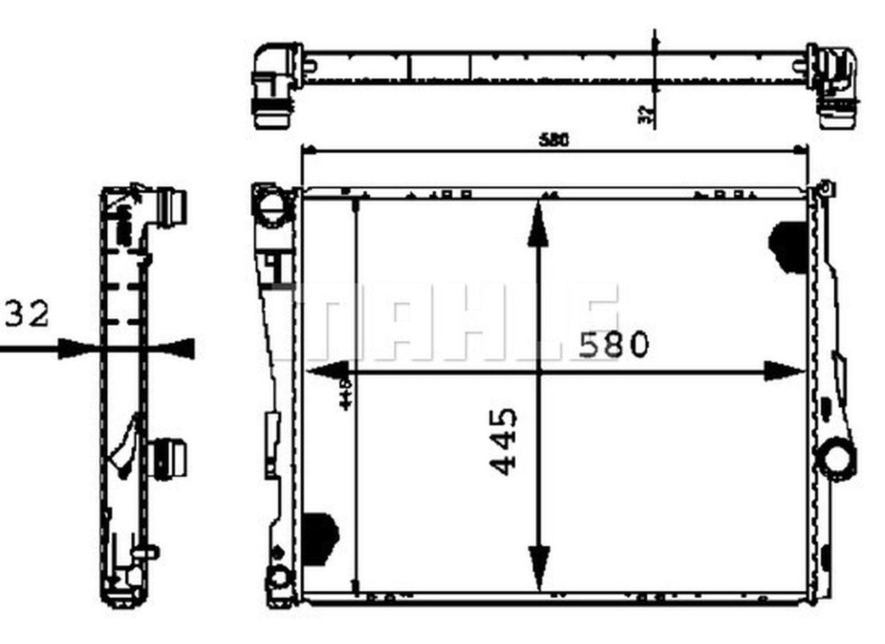 MAHLE PC Radiator CR458000P