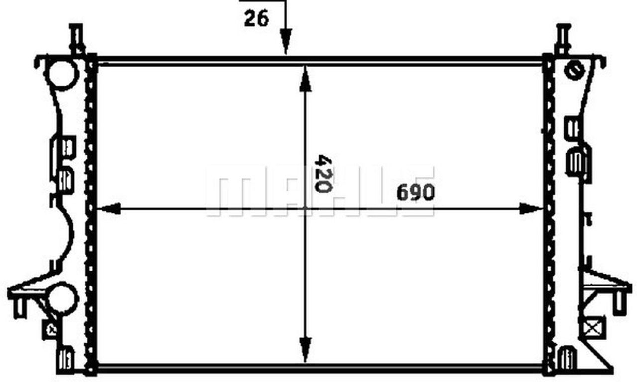MAHLE PC Radiator CR459000P