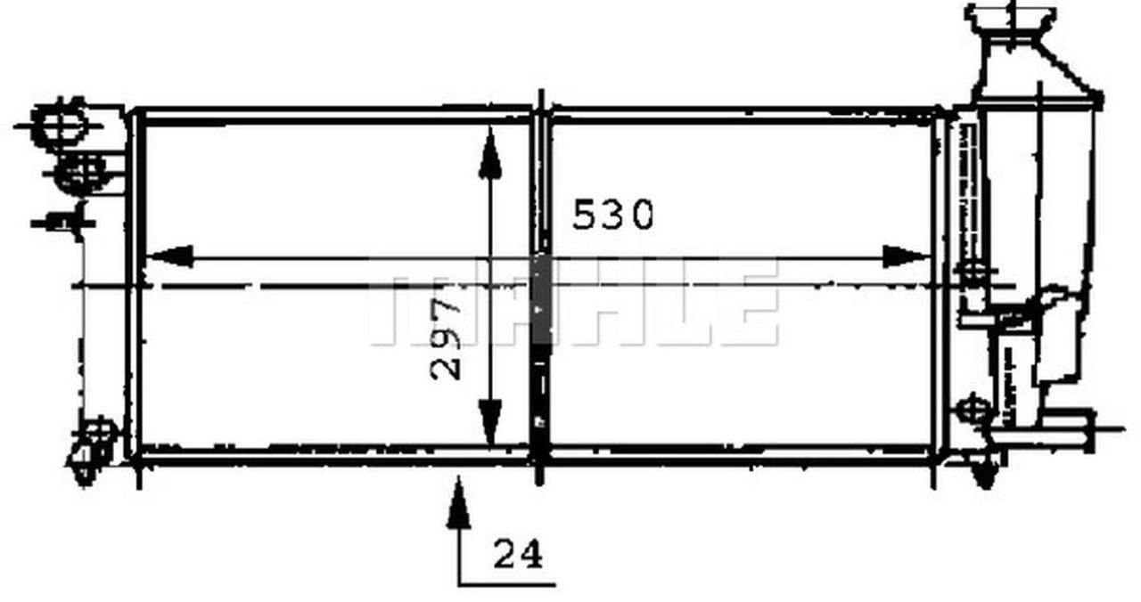 MAHLE PC Radiator CR468000S