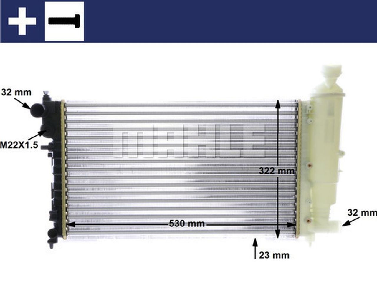 MAHLE PC Radiator CR468000S