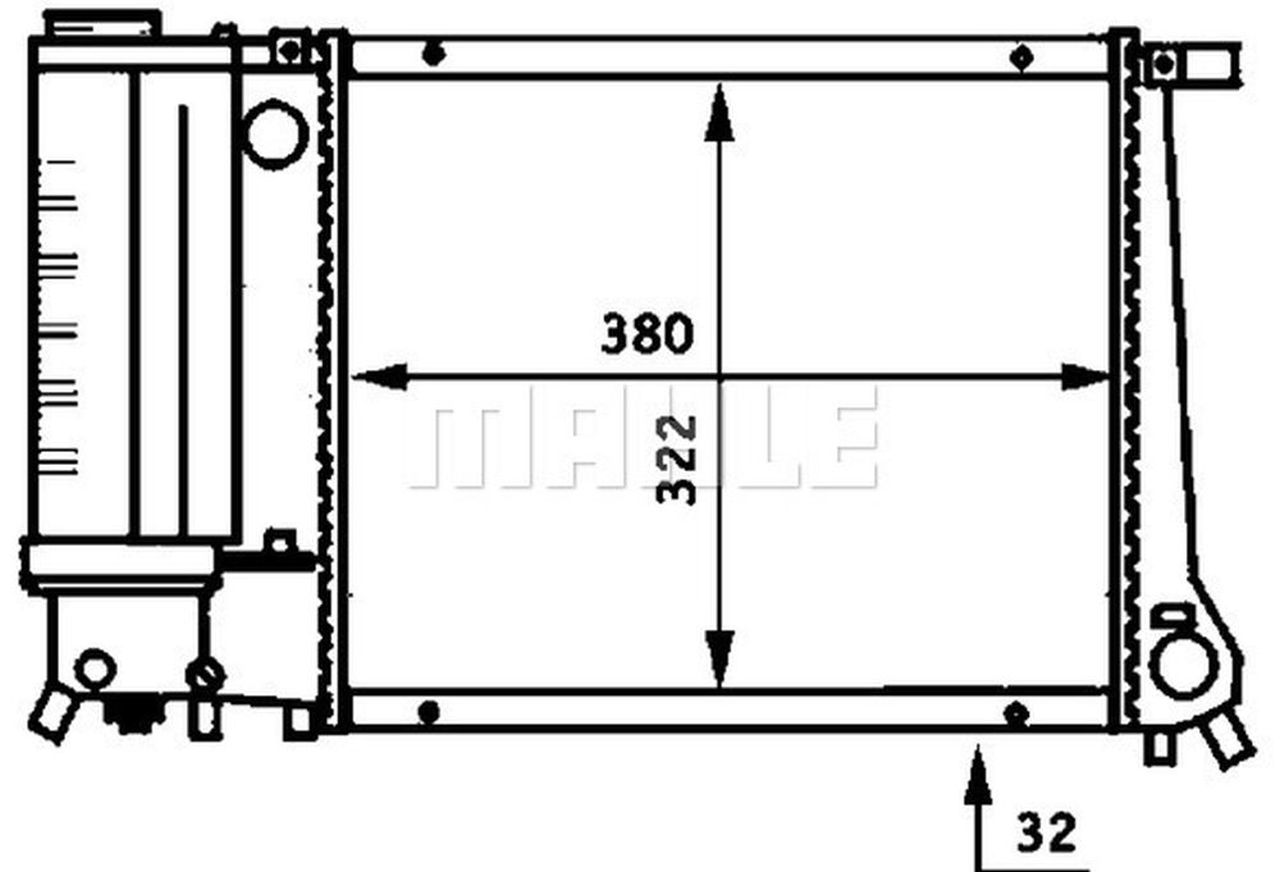MAHLE PC Radiator CR483000P