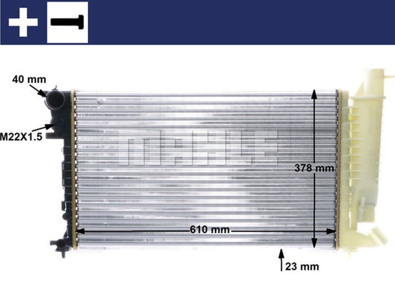 MAHLE PC Radiator CR487000S