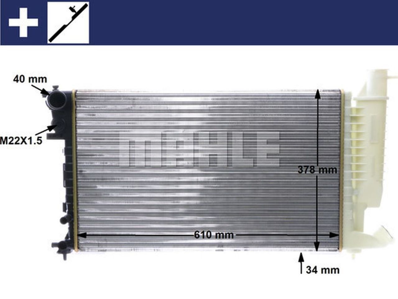 MAHLE PC Radiator CR498000S