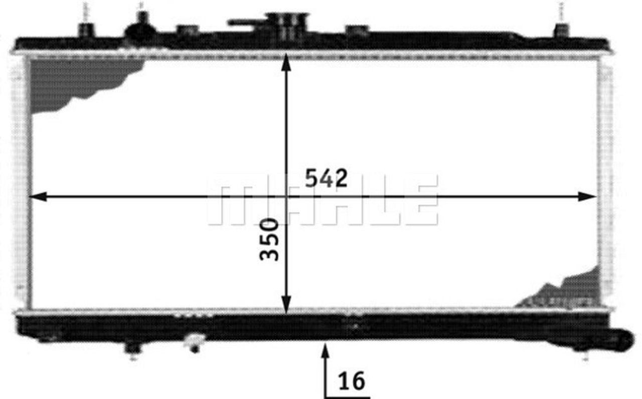 MAHLE PC Radiator CR534000S