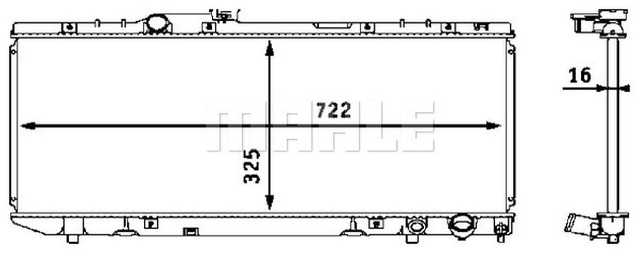 MAHLE PC Radiator CR538000S