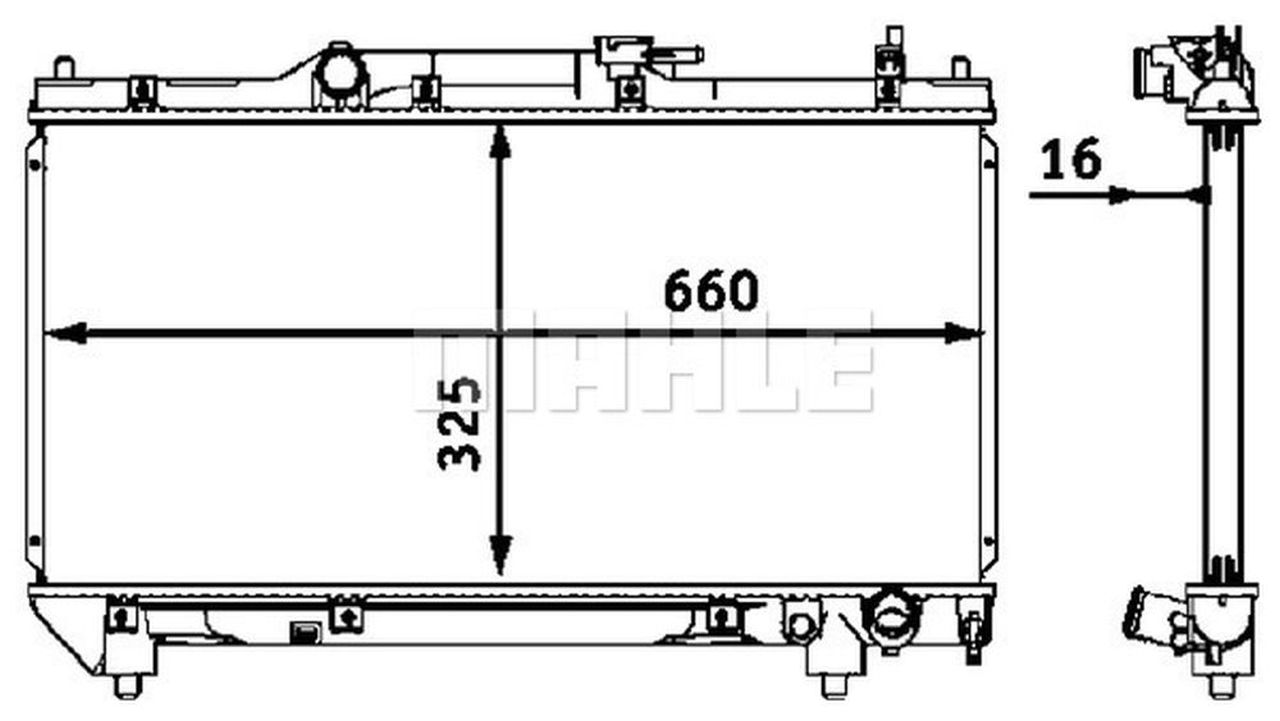 MAHLE PC Radiator CR544000S