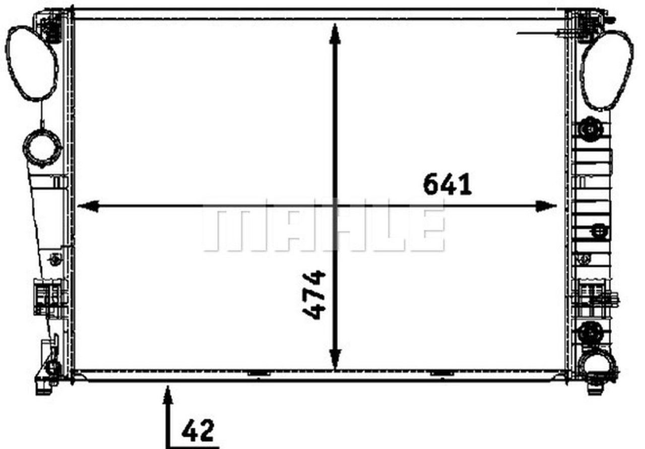 MAHLE PC Radiator CR564000P