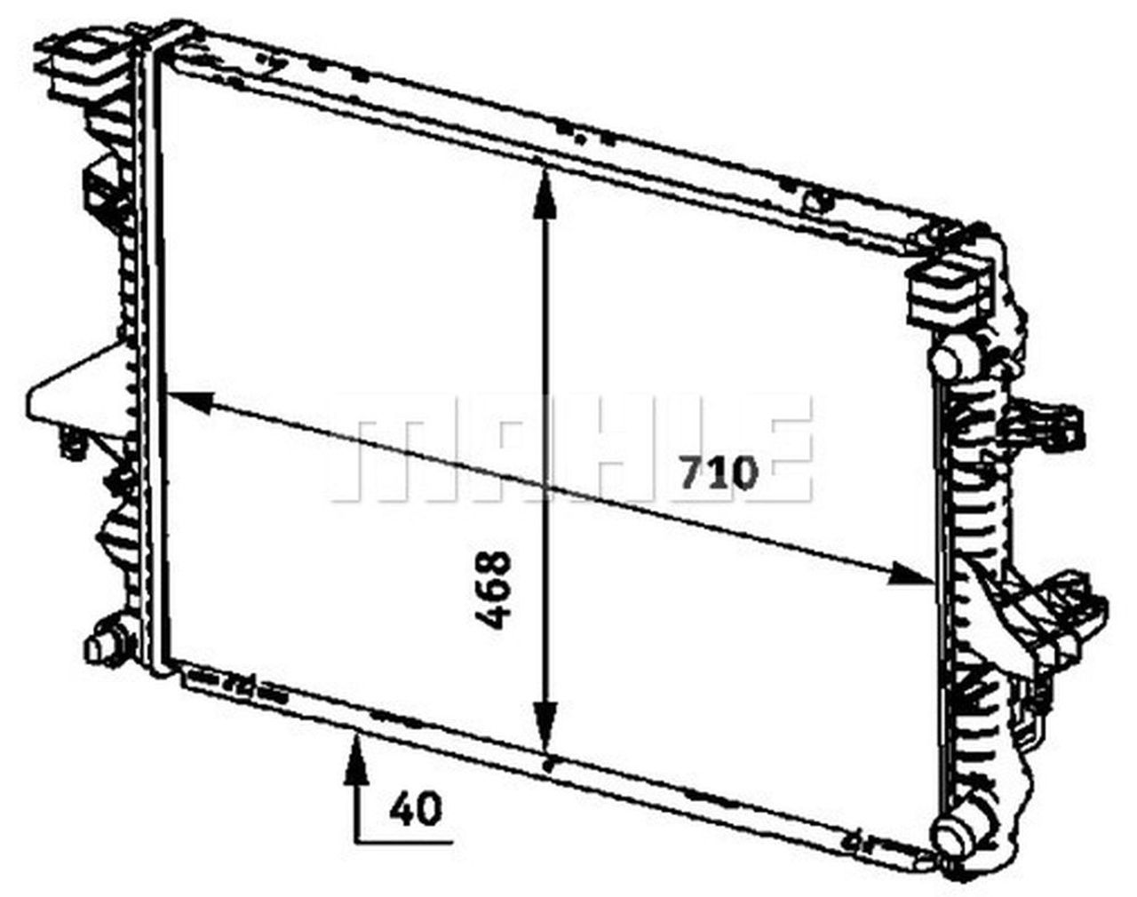 MAHLE LCV Radiator CR583000P