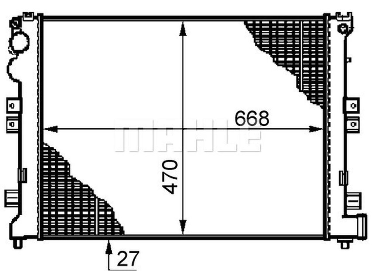 MAHLE PC Radiator CR587000S