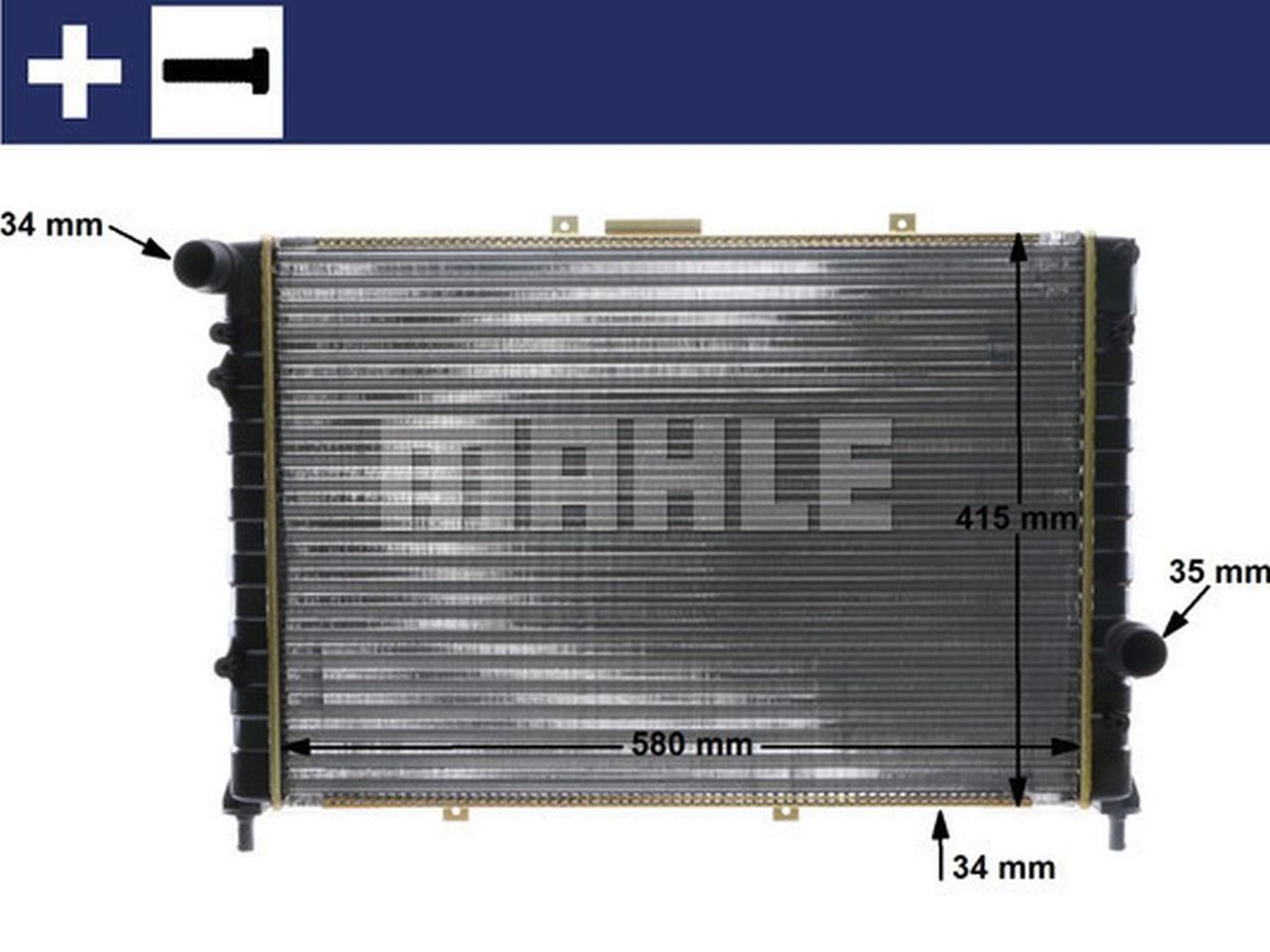 MAHLE PC Radiator CR589000S