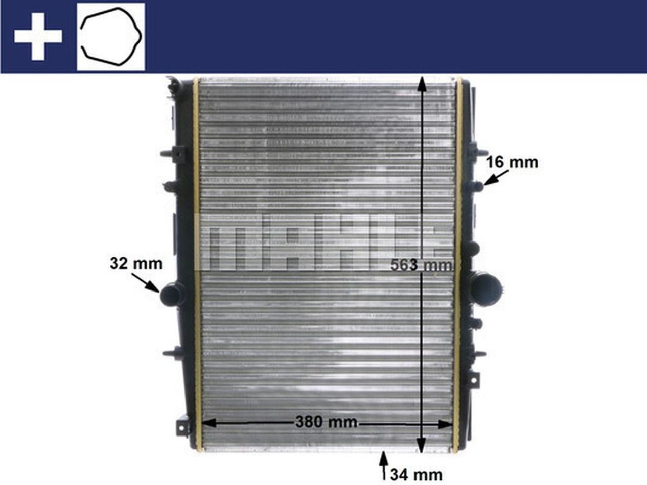 MAHLE PC Radiator CR590000S