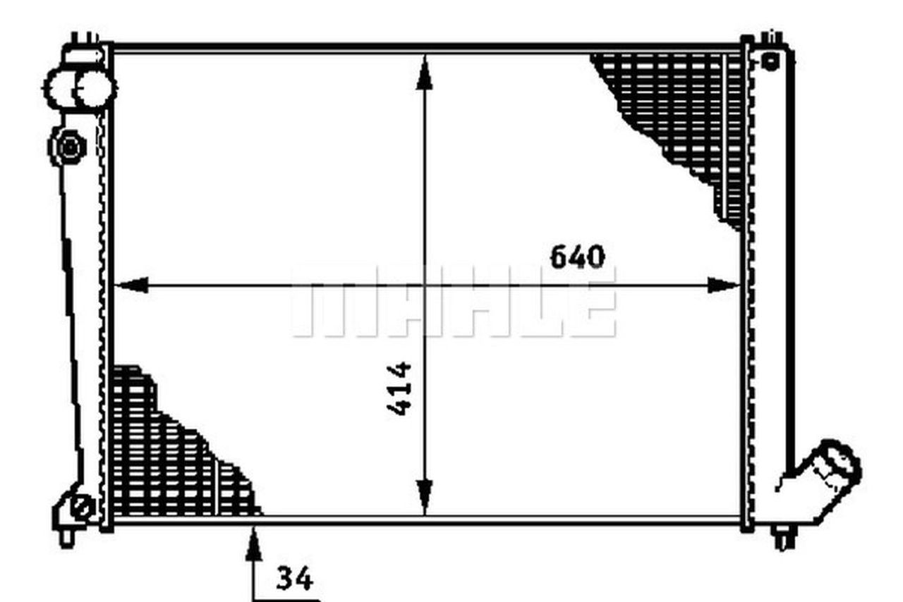 MAHLE PC Radiator CR594000S