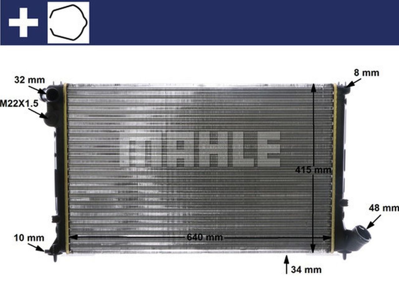 MAHLE PC Radiator CR594000S