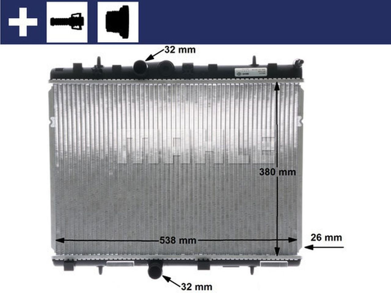MAHLE PC Radiator CR5000S
