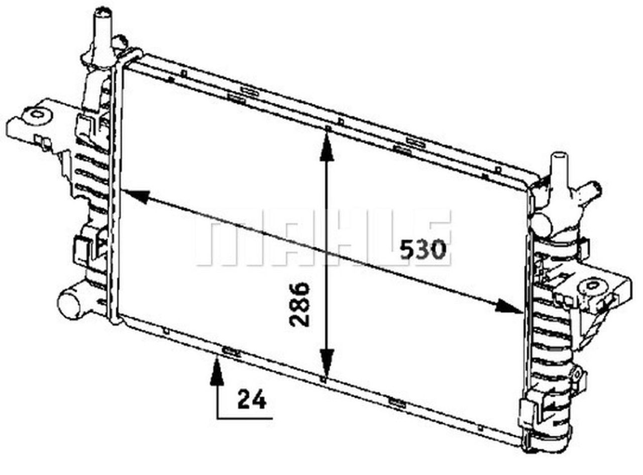 MAHLE PC Radiator CR609000S