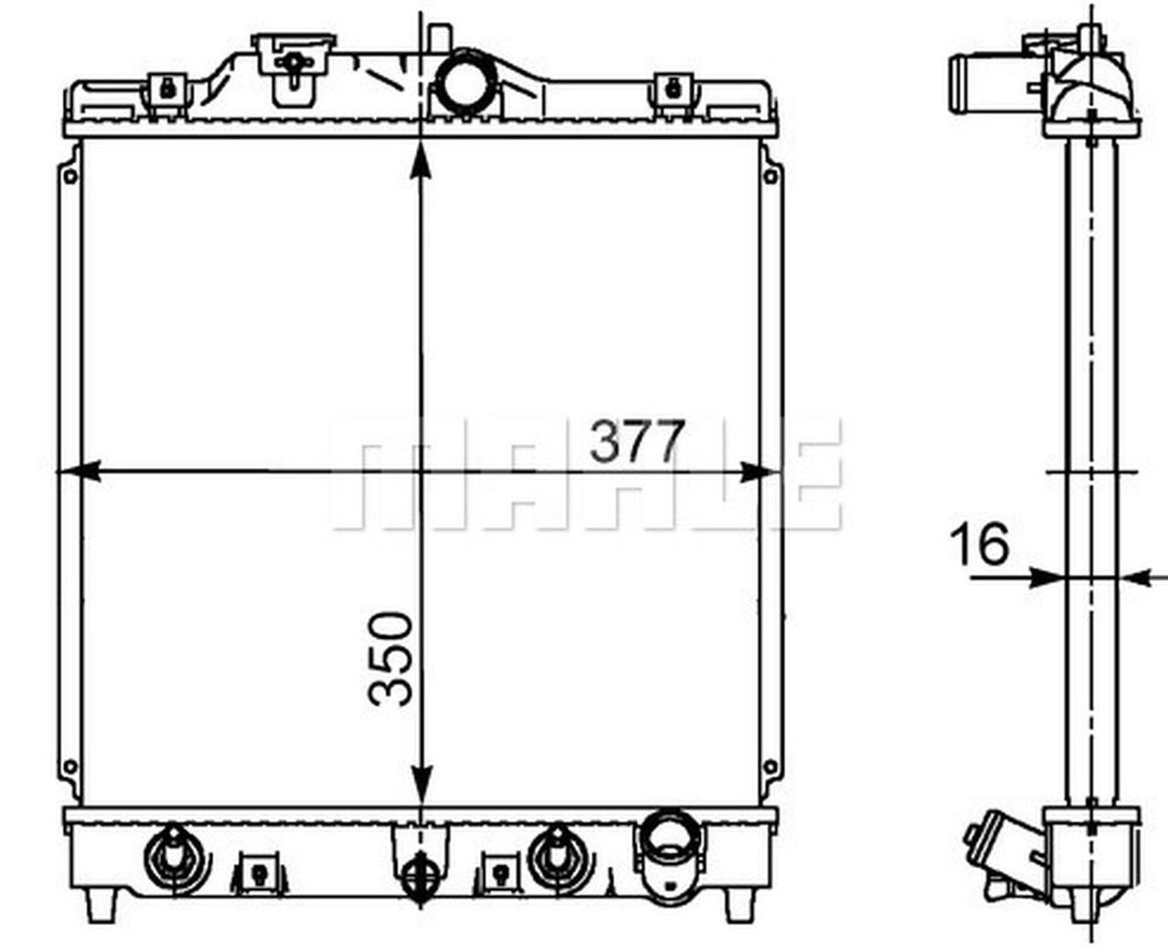 MAHLE PC Radiator CR611000S