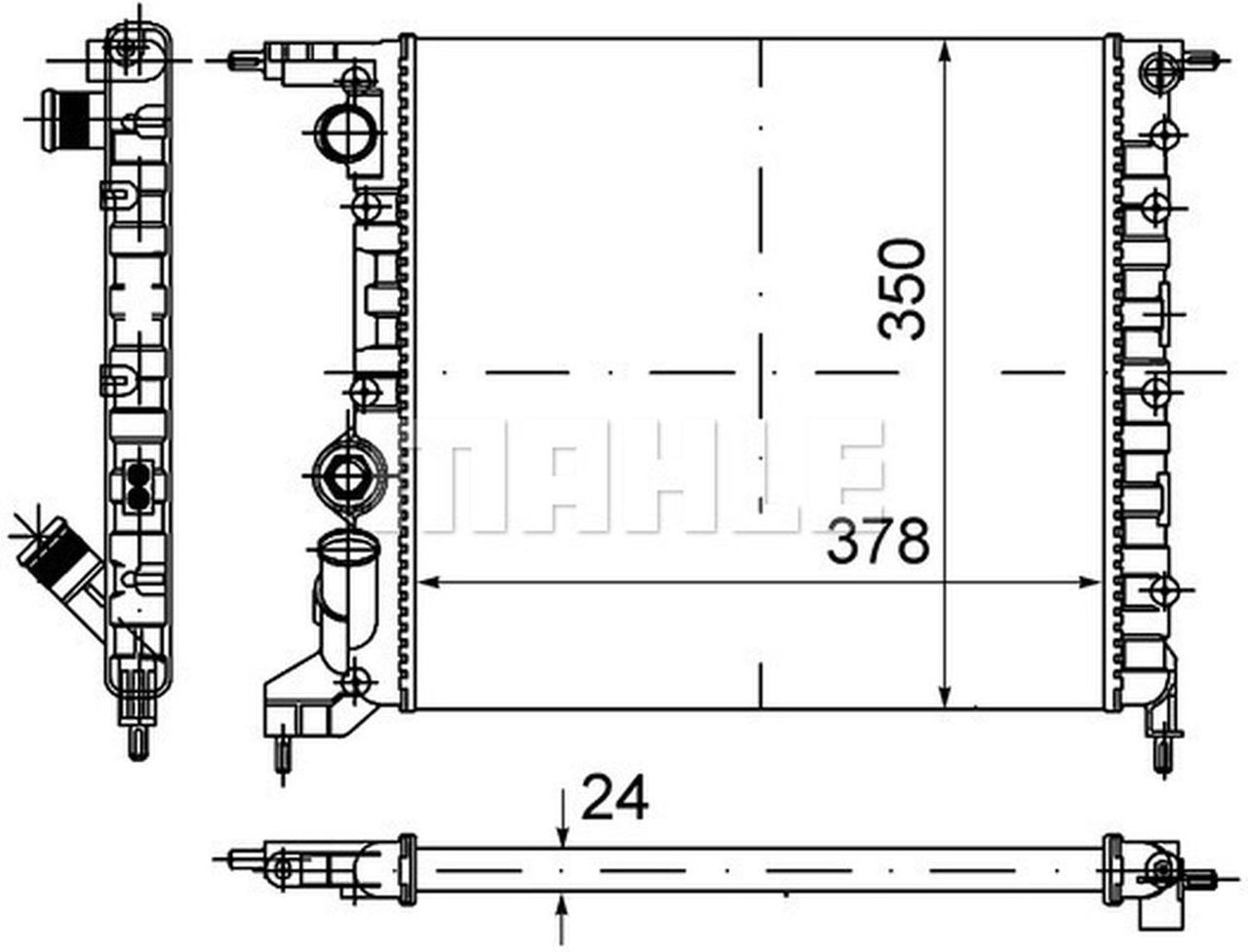 MAHLE PC Radiator CR615000S
