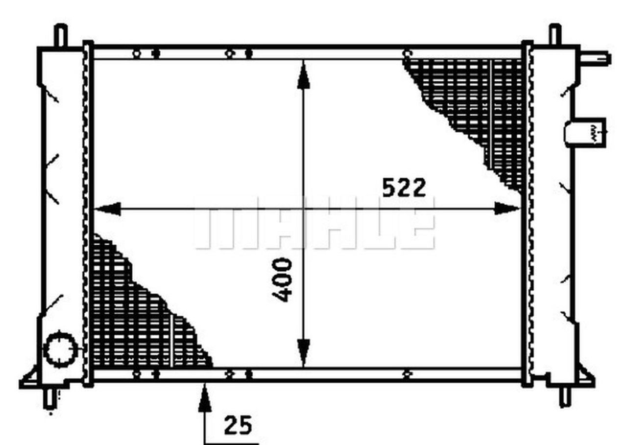 MAHLE PC Radiator CR622000S