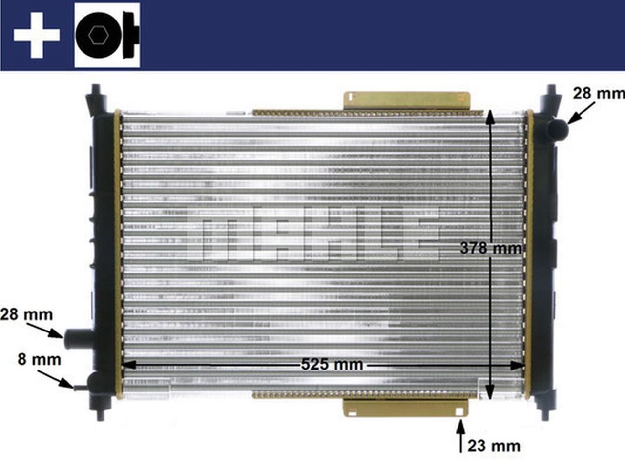 MAHLE PC Radiator CR622000S