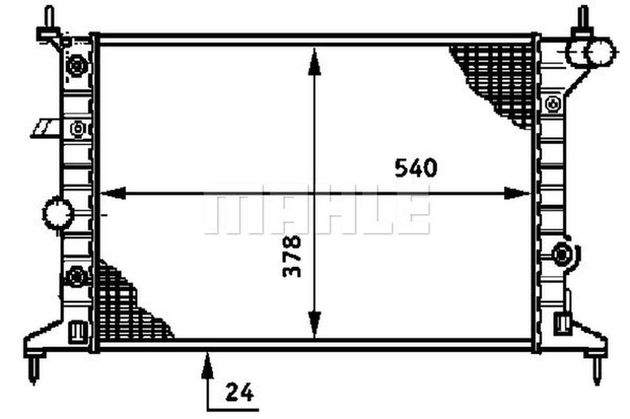 MAHLE PC Radiator CR635000S