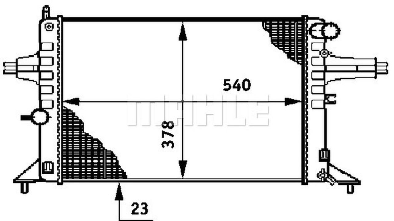 MAHLE PC Radiator CR637000S