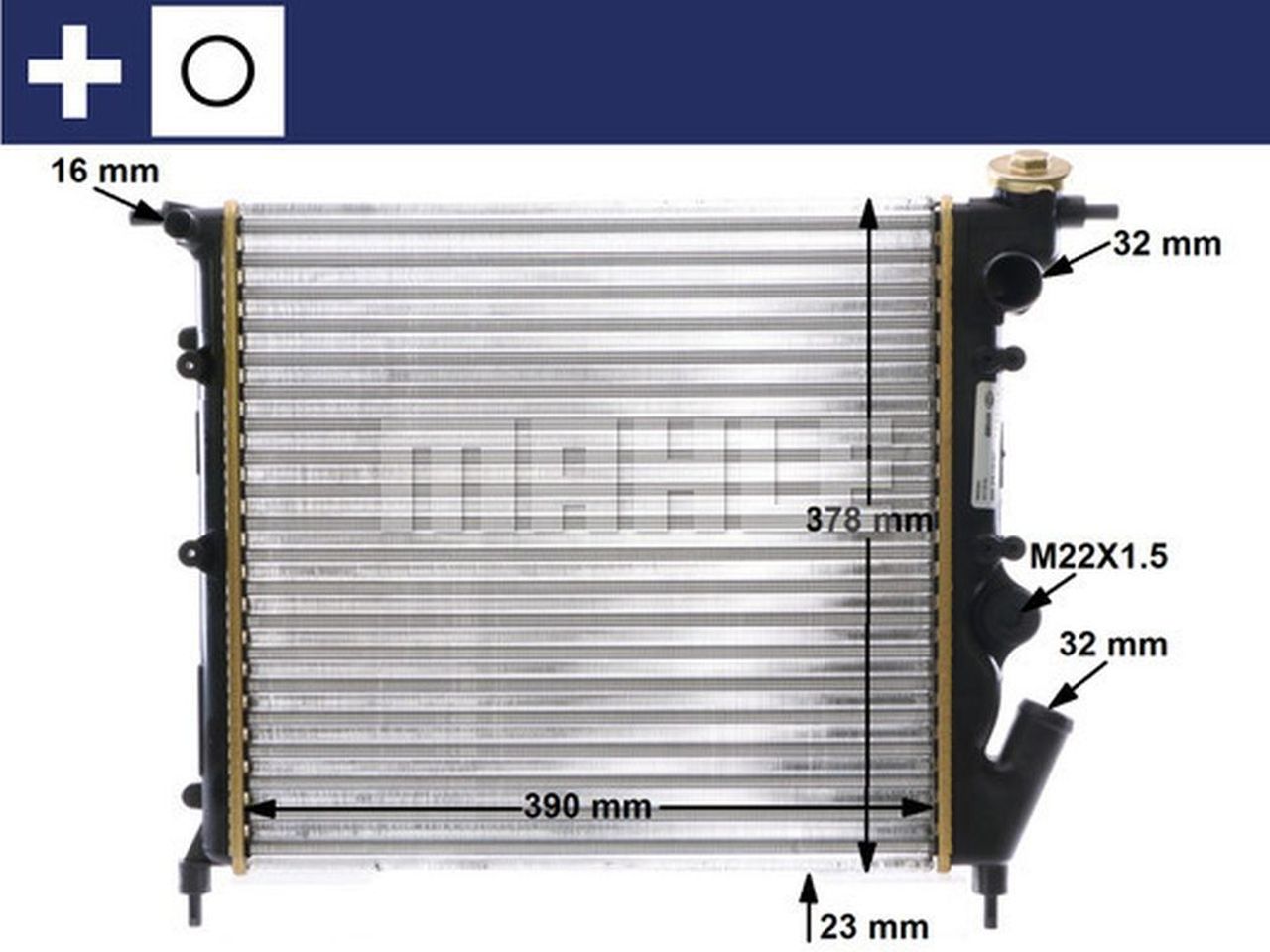 MAHLE PC Radiator CR642000S
