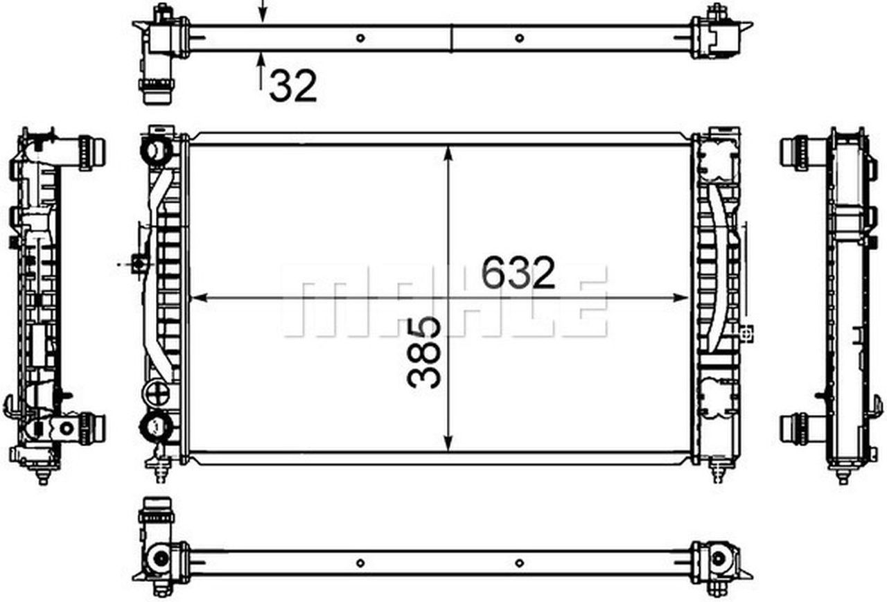 MAHLE PC Radiator CR647000S
