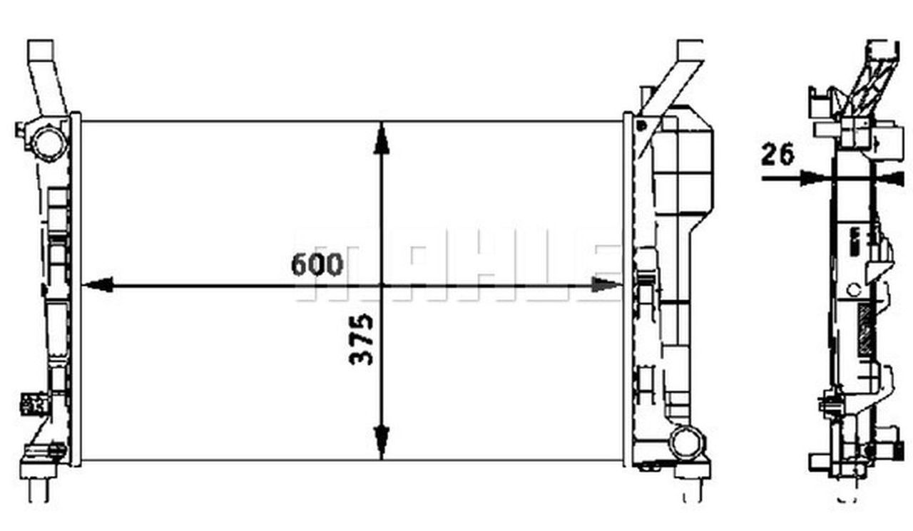 MAHLE PC Radiator CR660000P