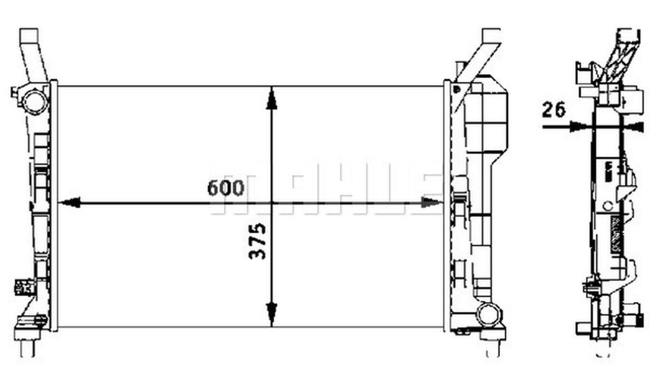 MAHLE PC Radiator CR660000S