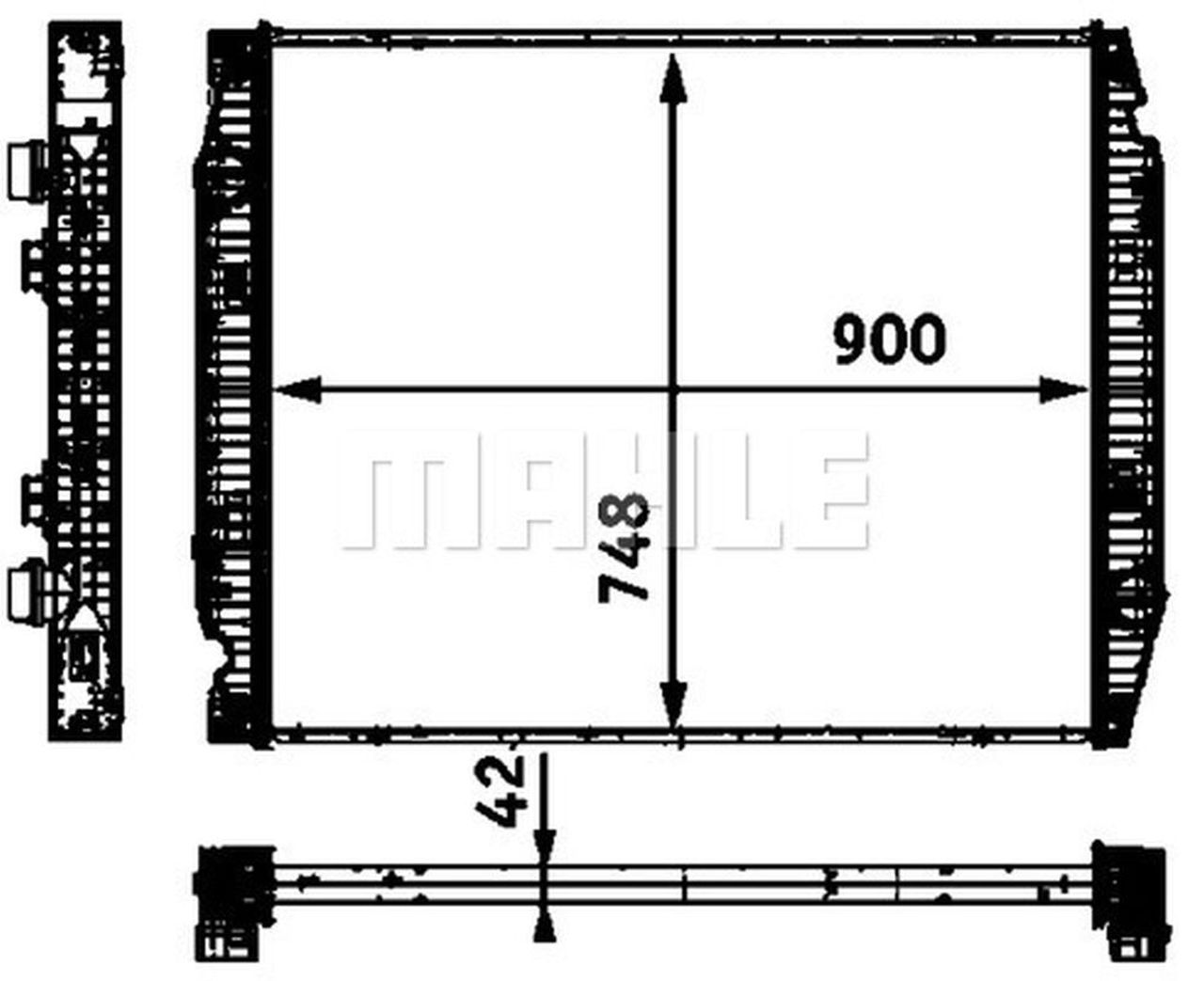 MAHLE Truck/Bus Radiator CR710000P