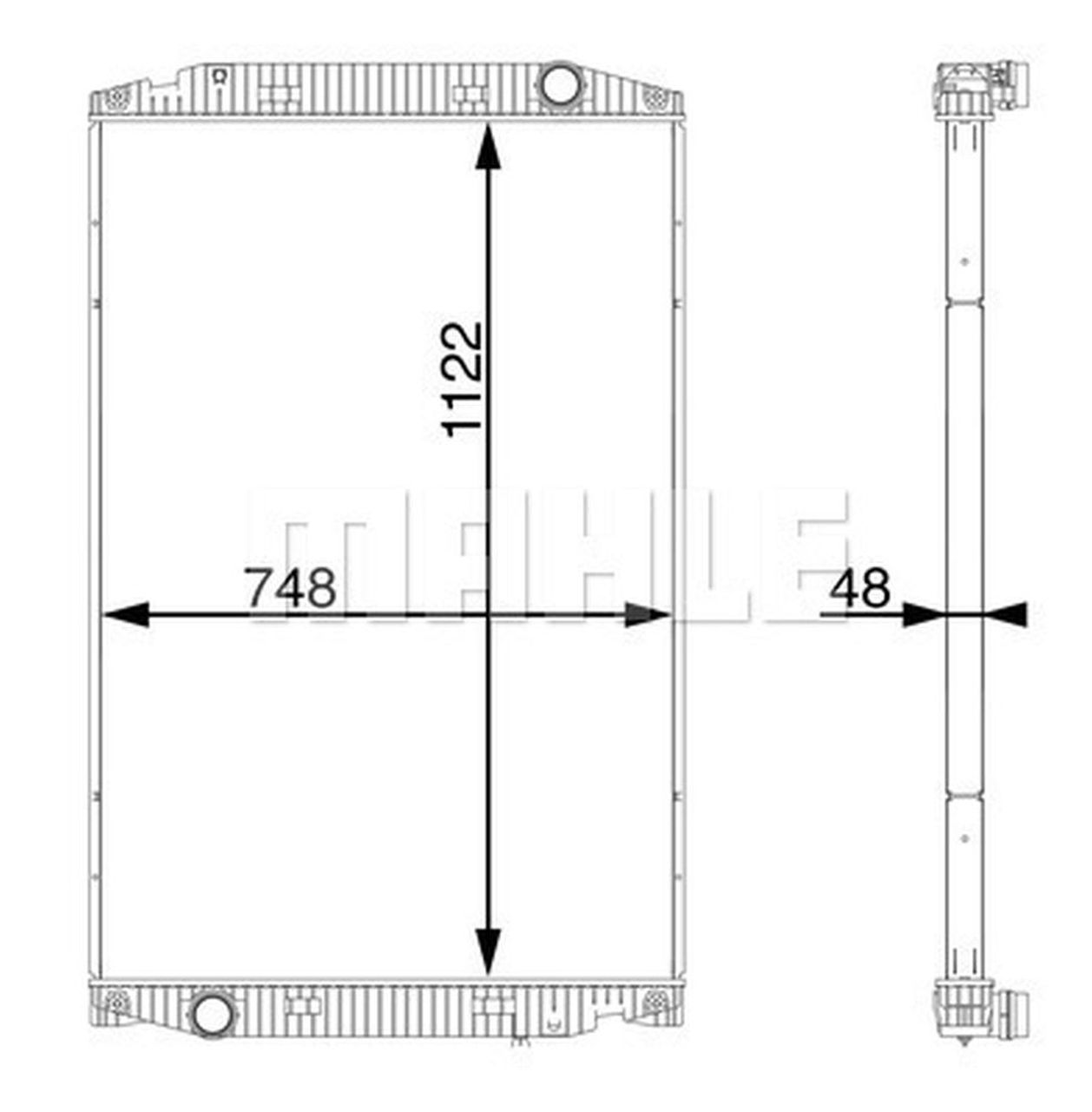 MAHLE Truck/Bus Radiator CR710000S
