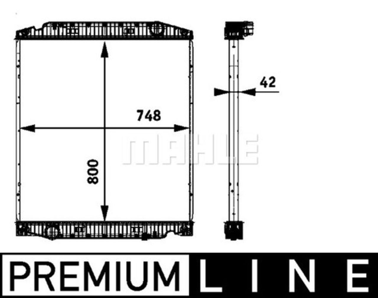 MAHLE Truck/Bus Radiator CR719000P