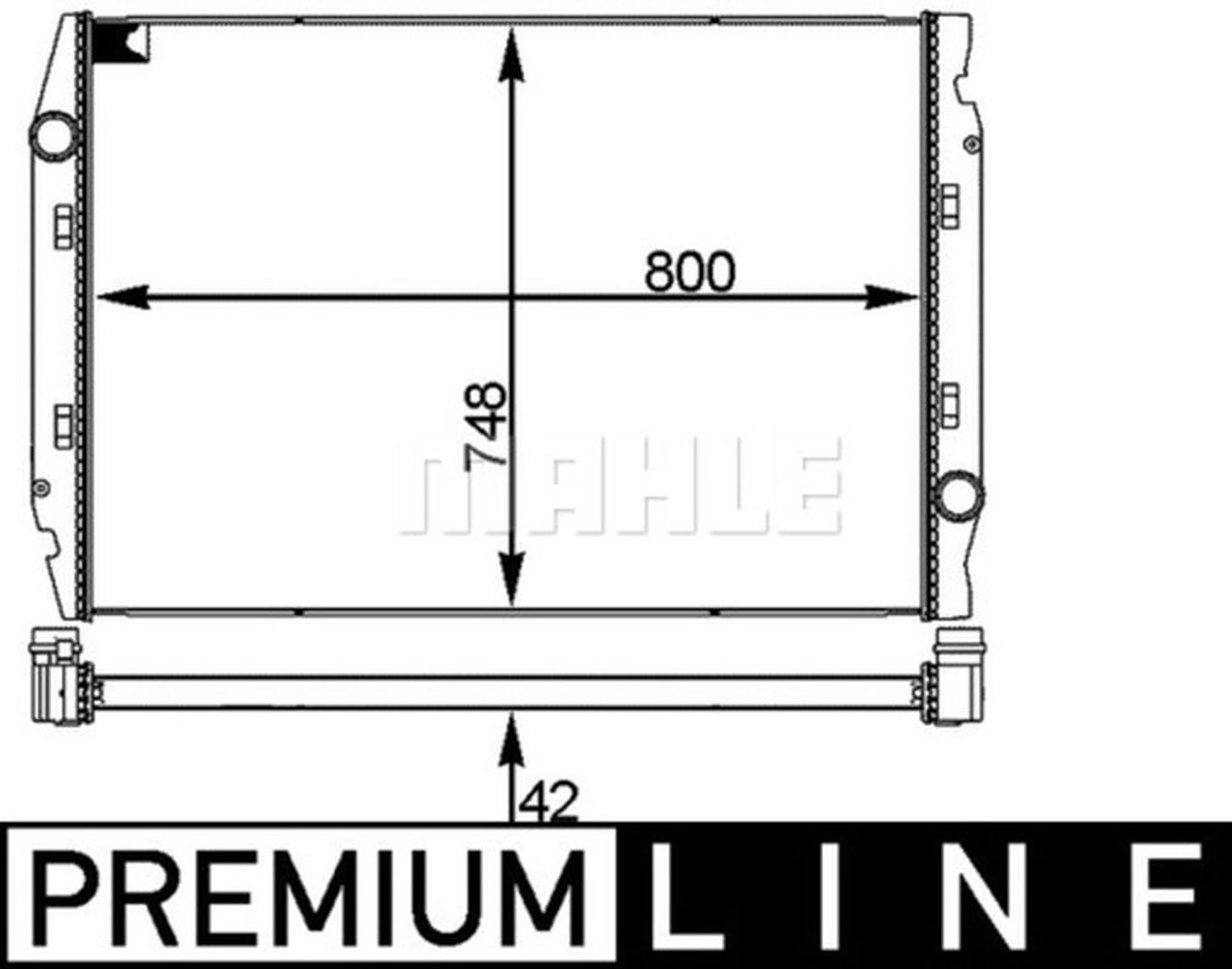 MAHLE Truck/Bus Radiator CR719001P
