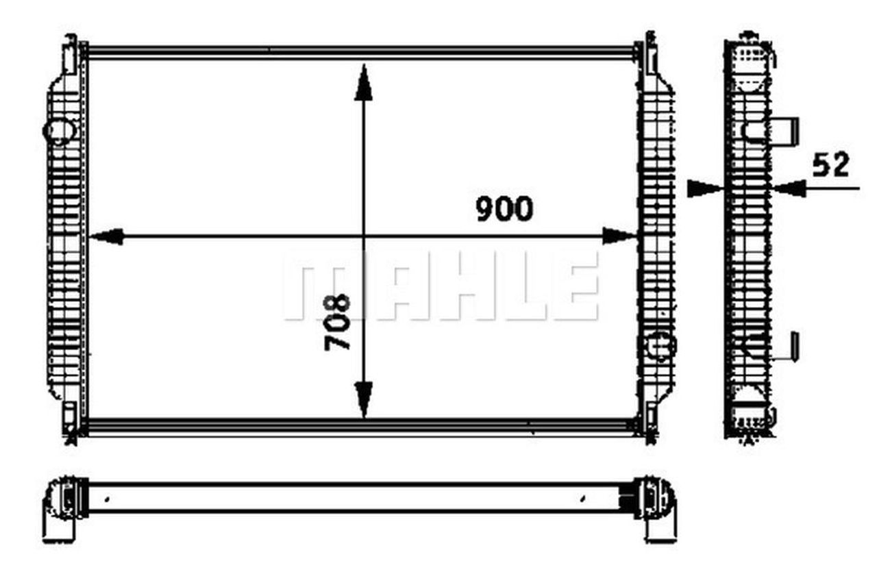 MAHLE Truck/Bus Radiator CR720000P