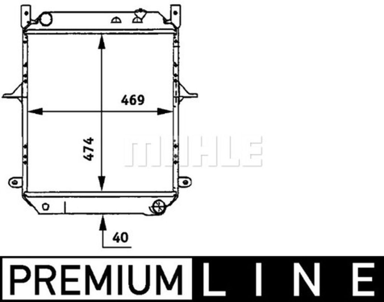 MAHLE Truck/Bus Radiator CR721000P