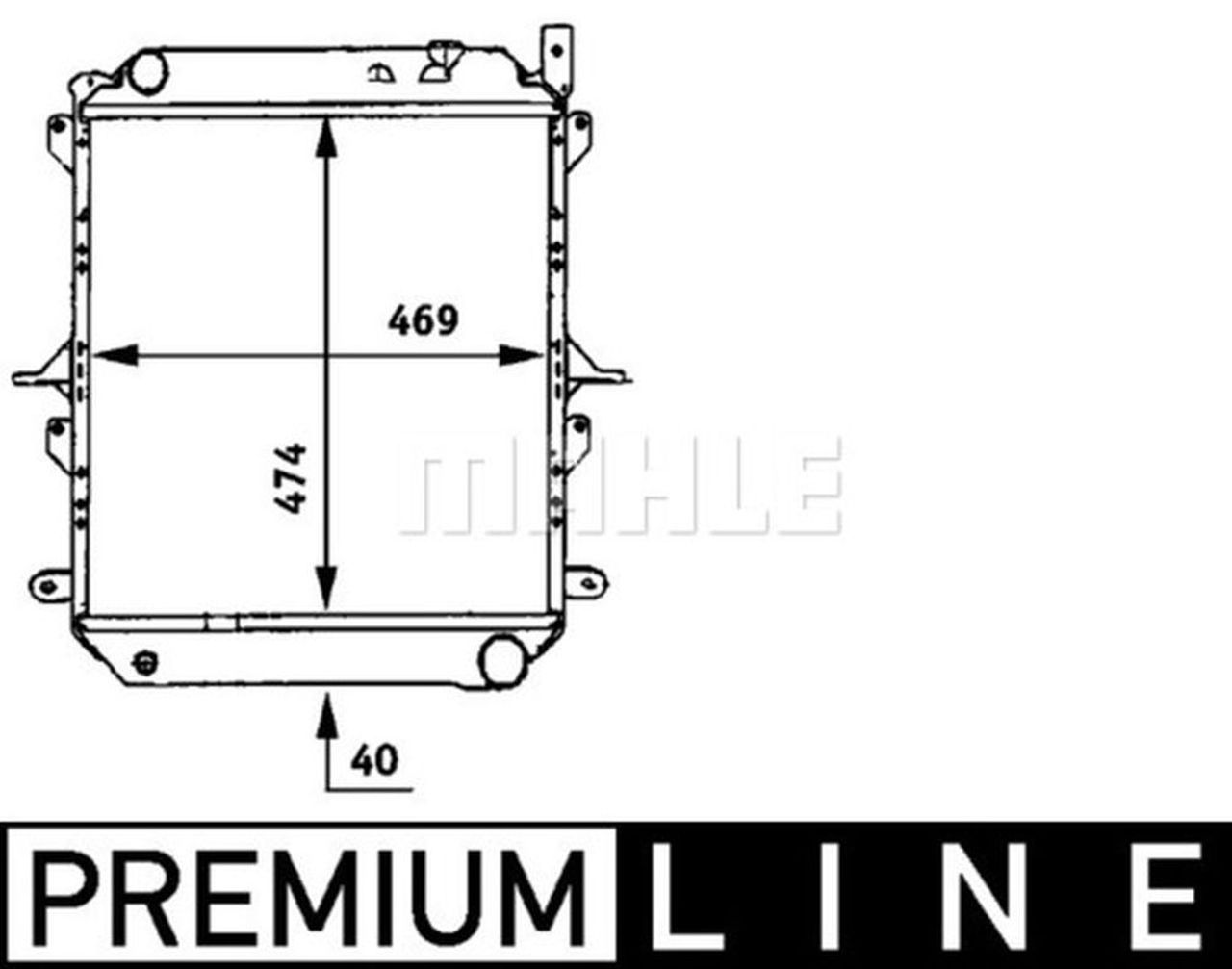 MAHLE Truck/Bus Radiator CR723000P