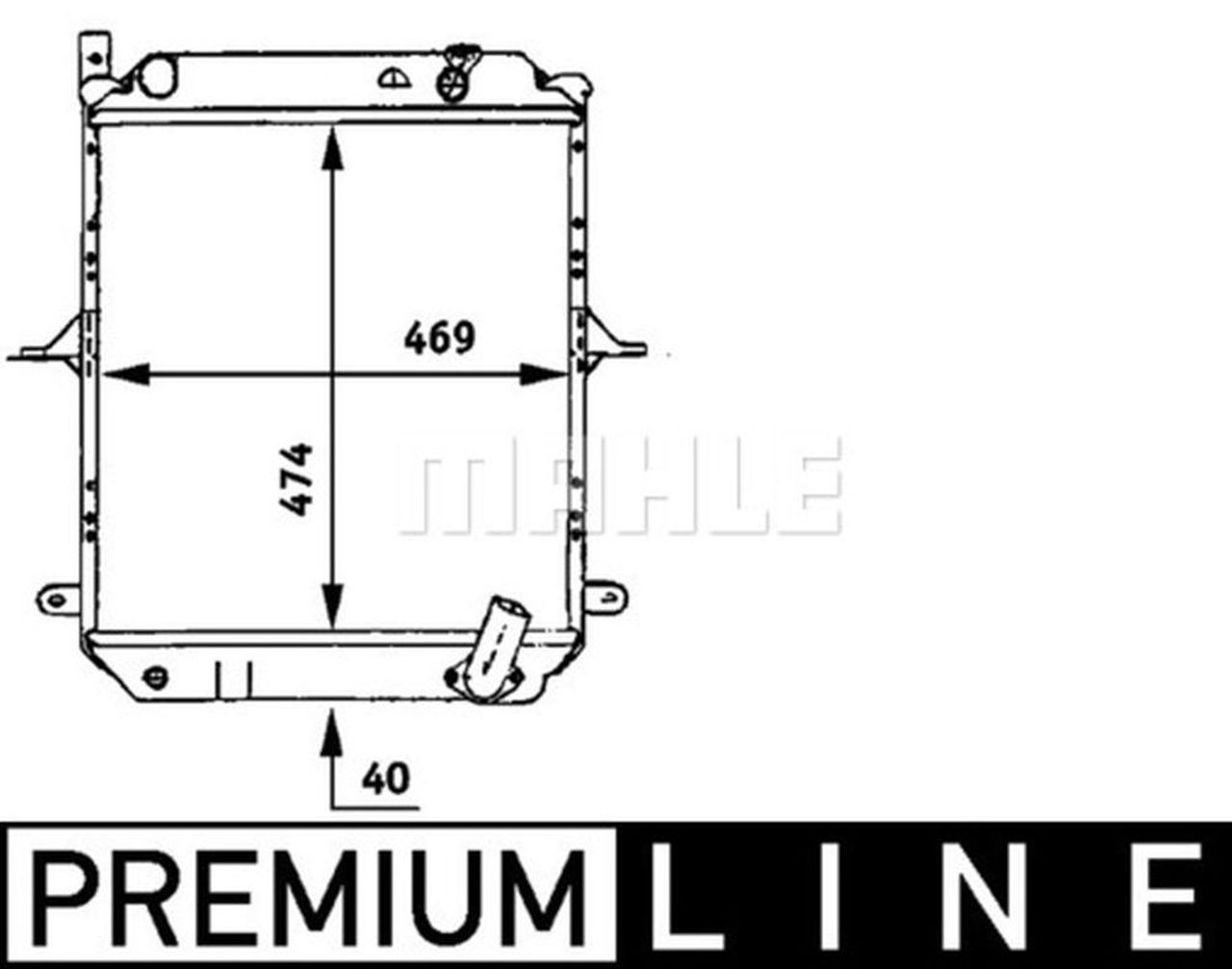 MAHLE Truck/Bus Radiator CR724000P