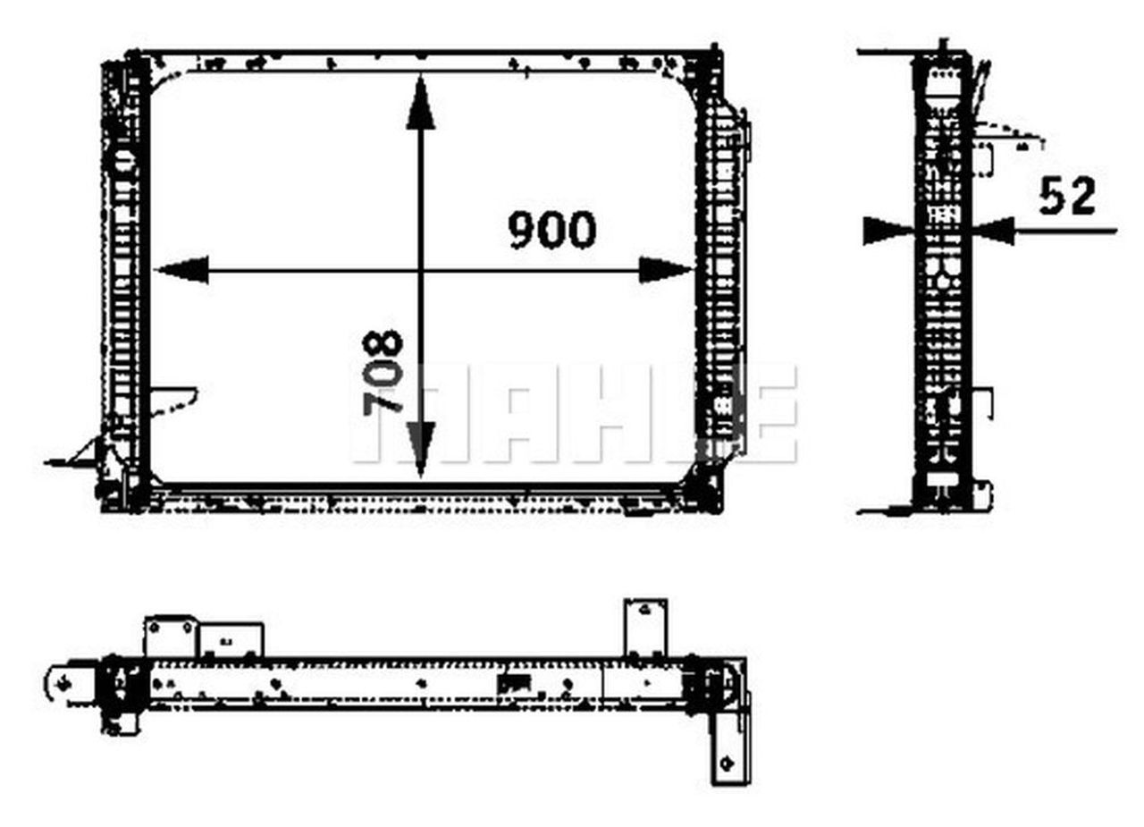 MAHLE Truck/Bus Radiator CR732000P